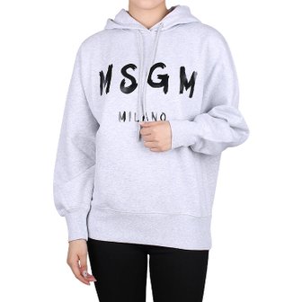 MSGM 24SS 브러시드 로고 후드 (2000MDM515 200004 94)