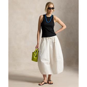 폴로 랄프 로렌 여성 코튼 코쿤 스커트(WMPOSKTNDR20140100)