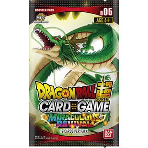 Dragon Ball Super TCG : Shenron Wishes 5- 기적의 부흥 부스터 팩