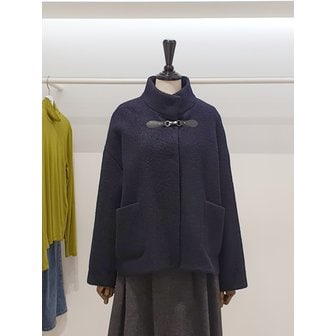 ZOOC [파주점] 쥬크 주크 알파카혼방 비조디테일 하프코트 V254PSH934