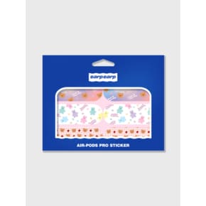 Earpearp air pods pro sticker pack-pastel pink