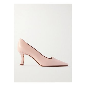 마놀로블라닉 모이랄로 가죽 펌프스 70mm 파스텔 핑크 1647597360417935