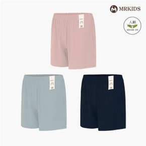 여아 찰랑 인견 아동 트렁크팬티 3종세트 키즈사각속옷_P364778290