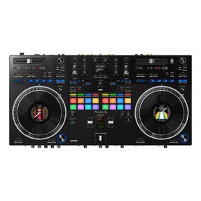 Pioneer DJ Serato DJ Pro 대응 스크래치 스타일 2ch 프로페셔널 DJ 컨트롤러 DDJ-REV7 Black