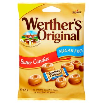  Werther`s Original웨더스오리지날  무설탕  버터  캔디  65g  2팩