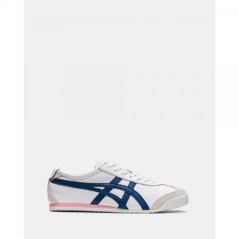 이스퀘어 3546978 Onitsuka Tiger 오니츠카 타이거 멕시코 66 - 여성 화이트  인디펜던스 블루