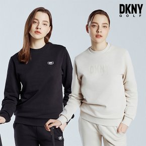 [비노출 특가] [DKNY] 코튼 맨투맨 여성 2컬러 택1