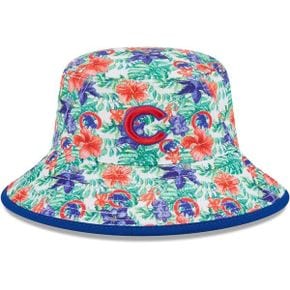 [해외] 934345 뉴에라 모자 MLB [시카고 컵스] Tropic Floral Bucket Hat