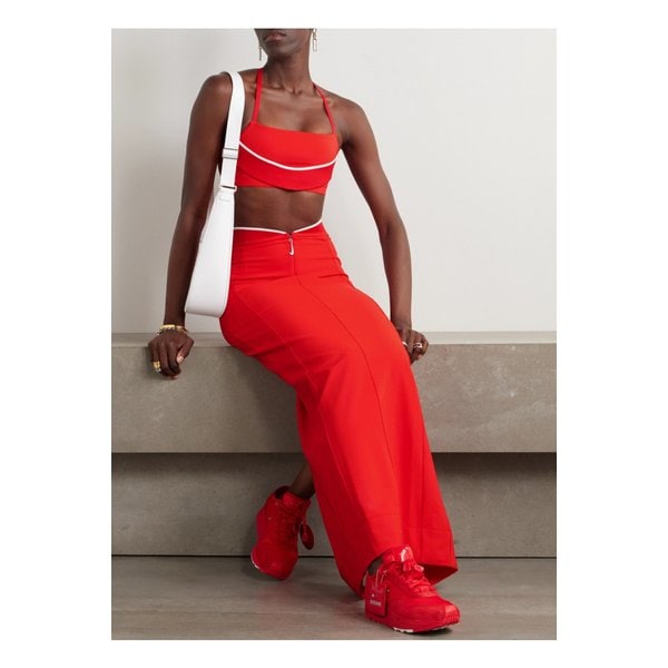 자크뮈스 Nrg 스트레치 저지 스포츠 브라 레드 1647597349221312