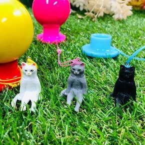 묘한행운냥 파크골프티 티걸이 실리콘티포함 고양이피규어