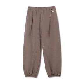 SOFT TOUCH ONE-TUCK SWEATPANTS TAUPE BROWN