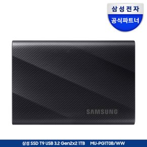 포터블 외장SSD T9 1TB USB 3.2 Gen 2x2 MU-PG1T0B/WW D + 파우치
