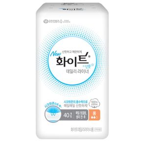 (면세)화이트 애니데이 무향 롱40P