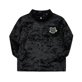 2272016699 (Cat velour sweater) 고양이 캣 벨루어 아동 긴팔티