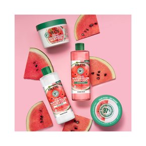 [해외직구] 프럭티스 헤어푸드 3in1 수박 헤어 마스크 Fructis 390ml 2팩 독일직구