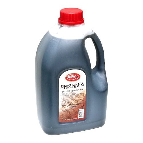 델링 마늘간장소스 3.6kg PET 한박스 (3.6kg x 4ea)