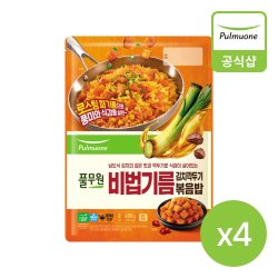 풀무원 비법기름 김치깍두기 볶음밥2인(400g)X4개