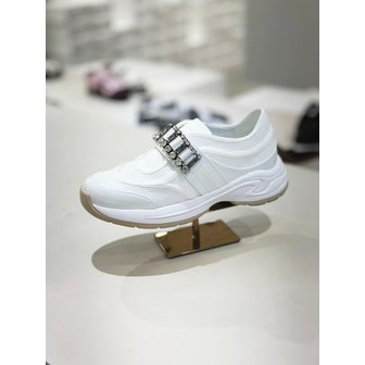 슈콤마보니 [시흥점] 쥬얼리 스트랩 스니커즈 (화이트) DG4DS25032WHT