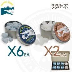 구강유산균함유 자일리톨 캔디 페퍼민트 후레쉬 60g x6개+오리지널 60g x2개