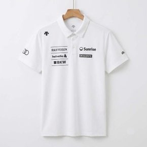 남성 스위스 스키 팀그래픽 폴로 반팔 티셔츠 / WHITE SR321SPS81-WHT0
