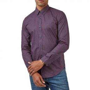 4532924 Ben Sherman Print Cotton Button-Down Shirt