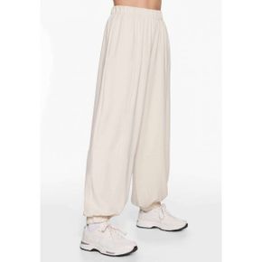 4583232 OYSHO WIDE EXTRA SOFT TOUCH JOGGER - Tracksuit bottoms stone