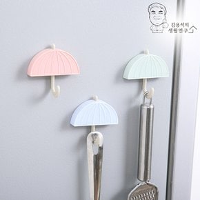 파스텔 우산후크 마스크걸이 주방걸이 다용도고리 훅