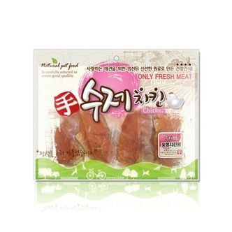 제이큐 애완강아지식품 수제간식 닭고기 숯불치킨윙 목우촌 냉동 닭가슴살 닭다리 300g X ( 2매입 )