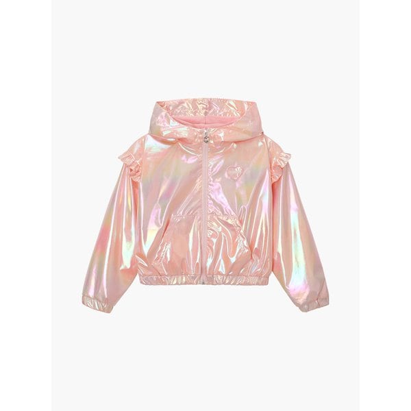 핑크 봉봉 홀로그램 윈드 브레이커(Pink)