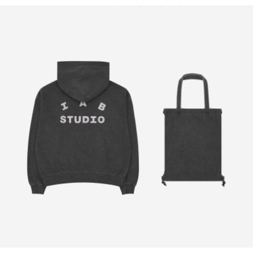 아이앱 스튜디오 피그먼트 후드  색 블랙 IAB Studio Pigment Hoodie  Sack Black