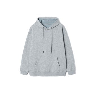 애드호크 남성 베이직 무지 기모 후디 (GREY) (HBBLTA2)