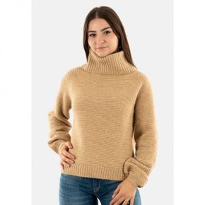 4032337 ONLY ONLALLIE LIFE COWLNECK - Jumper irish cream detail melange