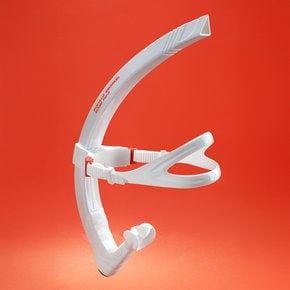 스쿠알로 SQUALO 센터스노클 엣지 FO-2 일체형 수영 강습용 훈련 연습용품 화이트