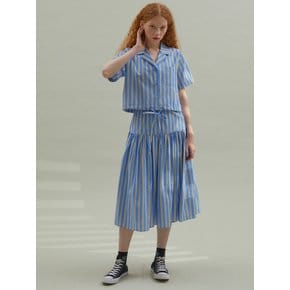 Picnic Two Piece Banding Skirt Blue