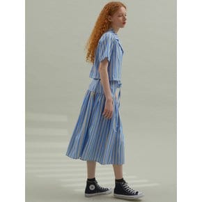 Picnic Two Piece Banding Skirt Blue