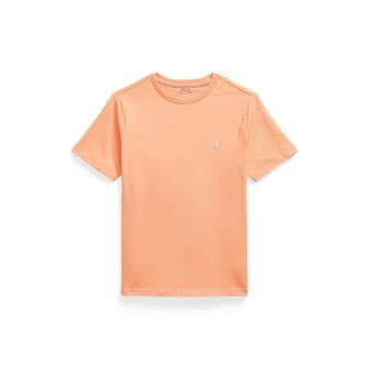 폴로 랄프 로렌 폴로 키즈 남아 8-18세 코튼 저지 크루넥 티(CWPOTSHY8021286800)