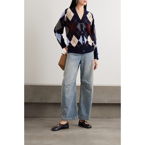 자수 하이웨이스트 배럴 레그 진 46376663162958436