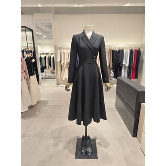 지고트 [파주점] 클래식 칼라 A라인 미디 원피스 JS2A0OP031