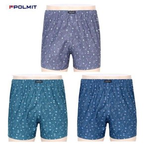 주니어 트렁크팬티 3매세트 학생사각 PMT390-5