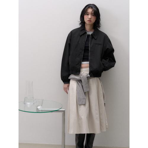 에잇세컨즈 코튼 패디드 점퍼  블랙 (356138CM25)