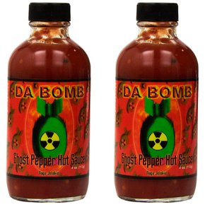 Da Bomb 다 밤 고스트 페퍼 핫 소스 4oz(113g) 2팩