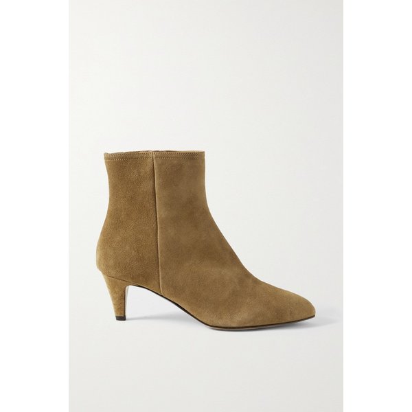 디온 스웨이드 앵클 부츠 라이트 브라운 1647597305533307