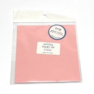 엠지솔루션 조이쿨 써멀패드 PINK 6W (0.5mm)