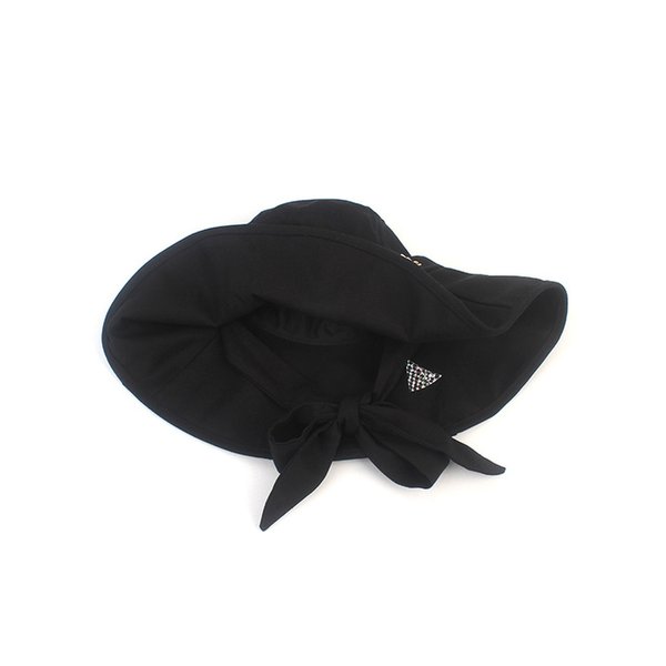 Summer Bold String Black Bucket Hat 버킷햇