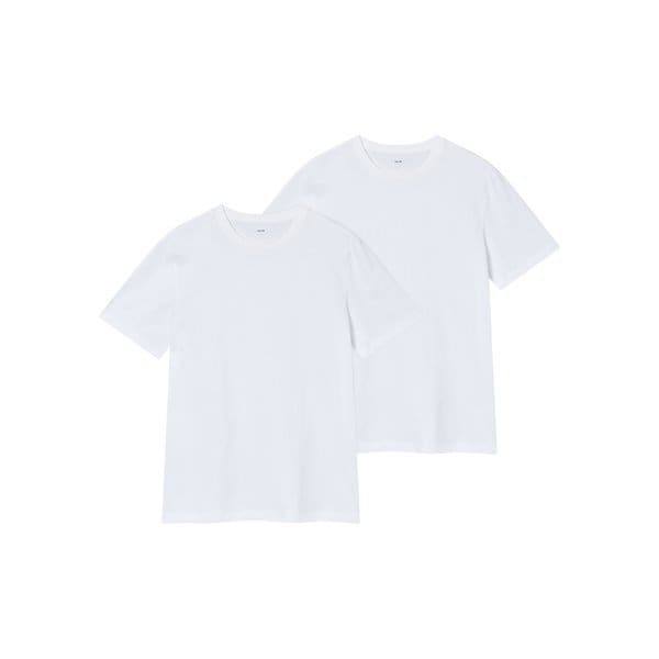 남녀공용 코튼 루즈핏 롱 티셔츠 2매 J42N901205001