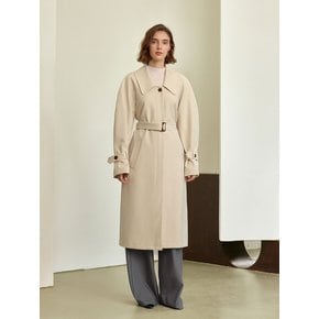 YY_Temperament loose trench coat