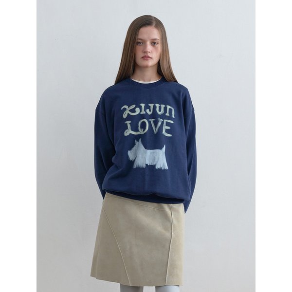 Love Sweatshirt Navy