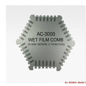 비파괴식 도막두께측정기/습도막 두께측정기/Wet Film Comb AC-3000