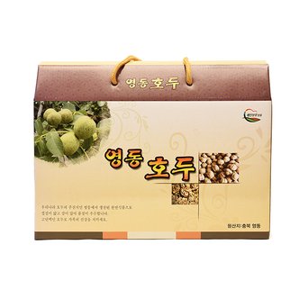 친환경팔도 [생산자직송] 무농약 영동 호두(피호두) 1kg