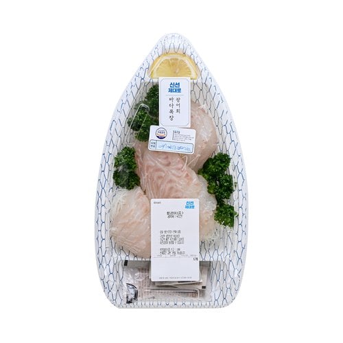[SSG] [냉장][국산] 광어회 (중, 240g/팩)